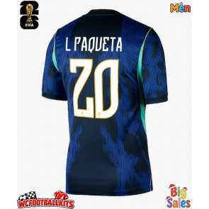 Brazil Lucas Paqueta #20 Replica Away Stadium Shirt World Cup 2026 Short Sleeve